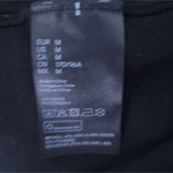 Divided H&M Crop Sweater Medium Juniors Black New York London Paris Down Sleeve - Picture 4 of 5